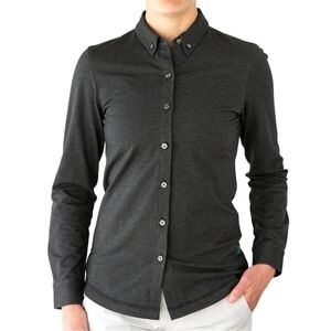 Linksoul Dry- TechWomen's Gray Button Down Shirt Size XS